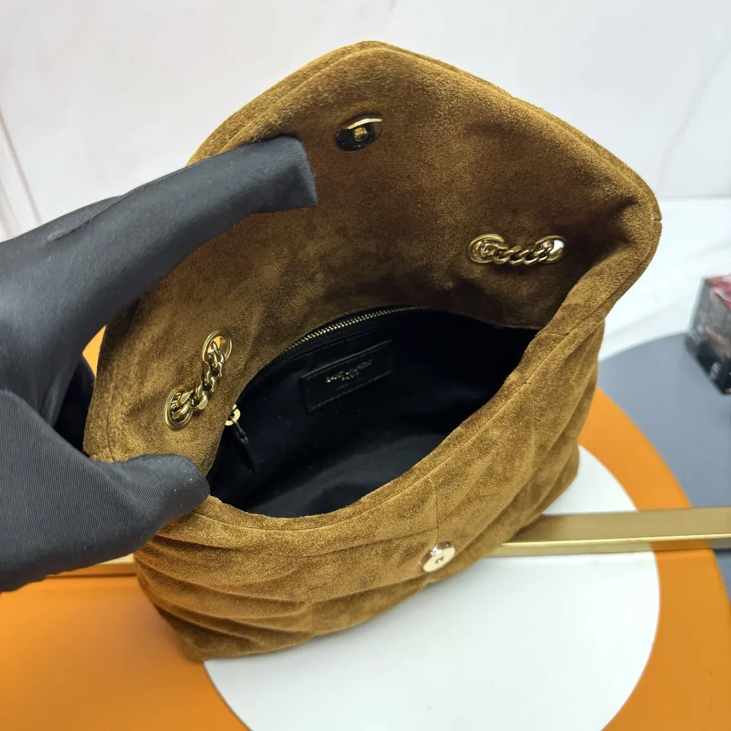 Saint Laurent Brown Loulou Quilted Leather Shoulder Bag product photo from LabelPicks