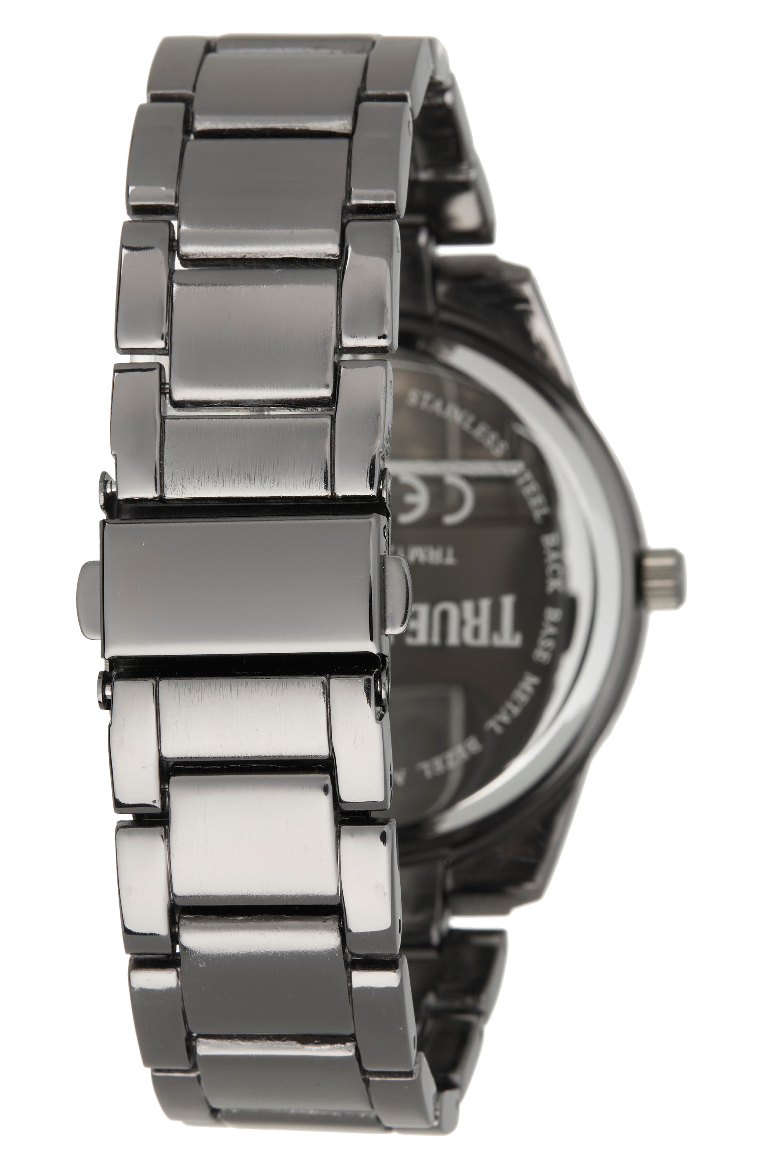 True Religion Buddha Quartz Bracelet Watch, 43mm