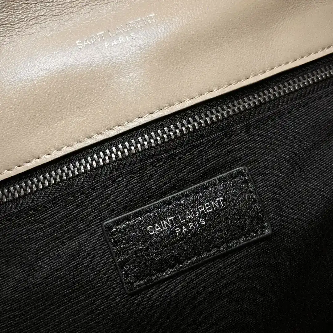Saint Laurent Beige Loulou Quilted Leather Shoulder Bag product photo from LabelPicks