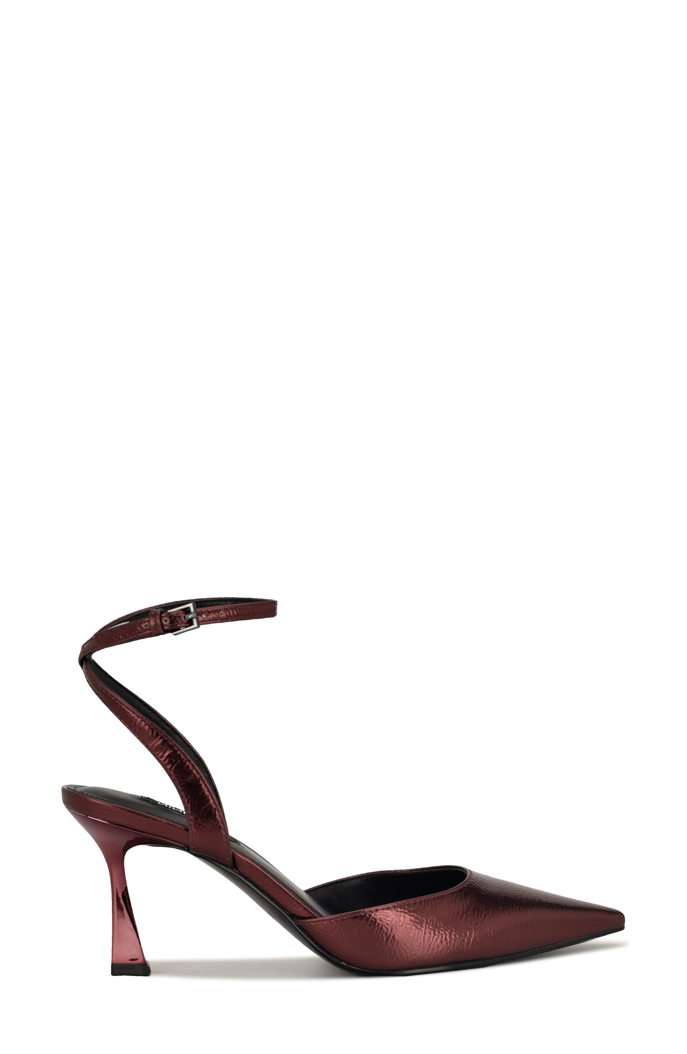 Nine West Kellie Ankle Strap Pointed Toe Pump