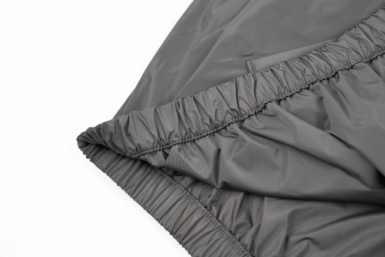 Prada Grey Lightweight Stand-Collar Triangle Logo Jacket product photo from LabelPicks