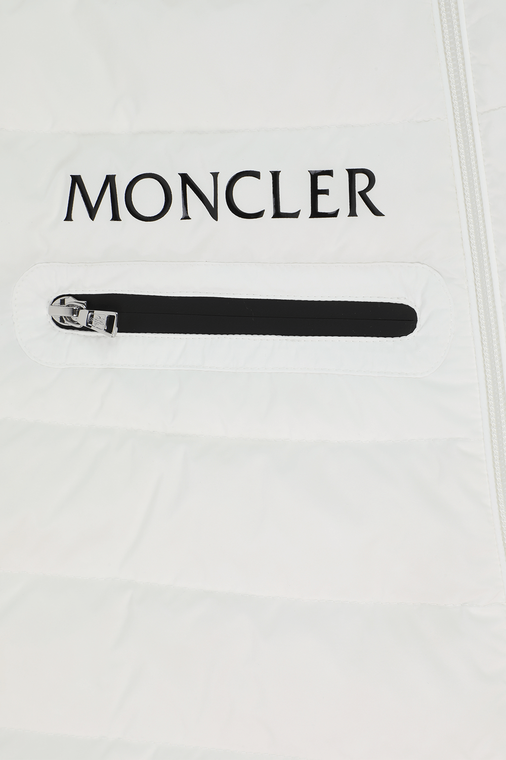 MONCLER KIDS שק שינה מרופד עם תיפורי קווילט - גילאי 3-6 חודשים