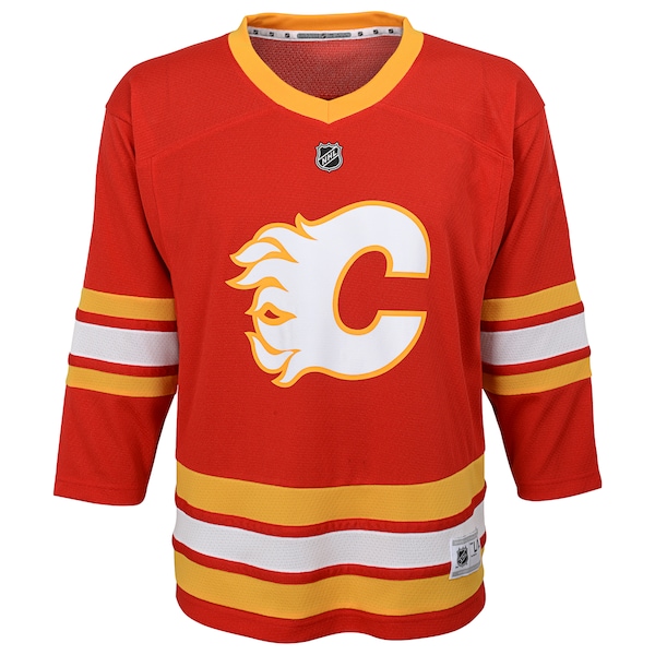 Calgary Flames Youth Home Replica Blank Jersey - Red