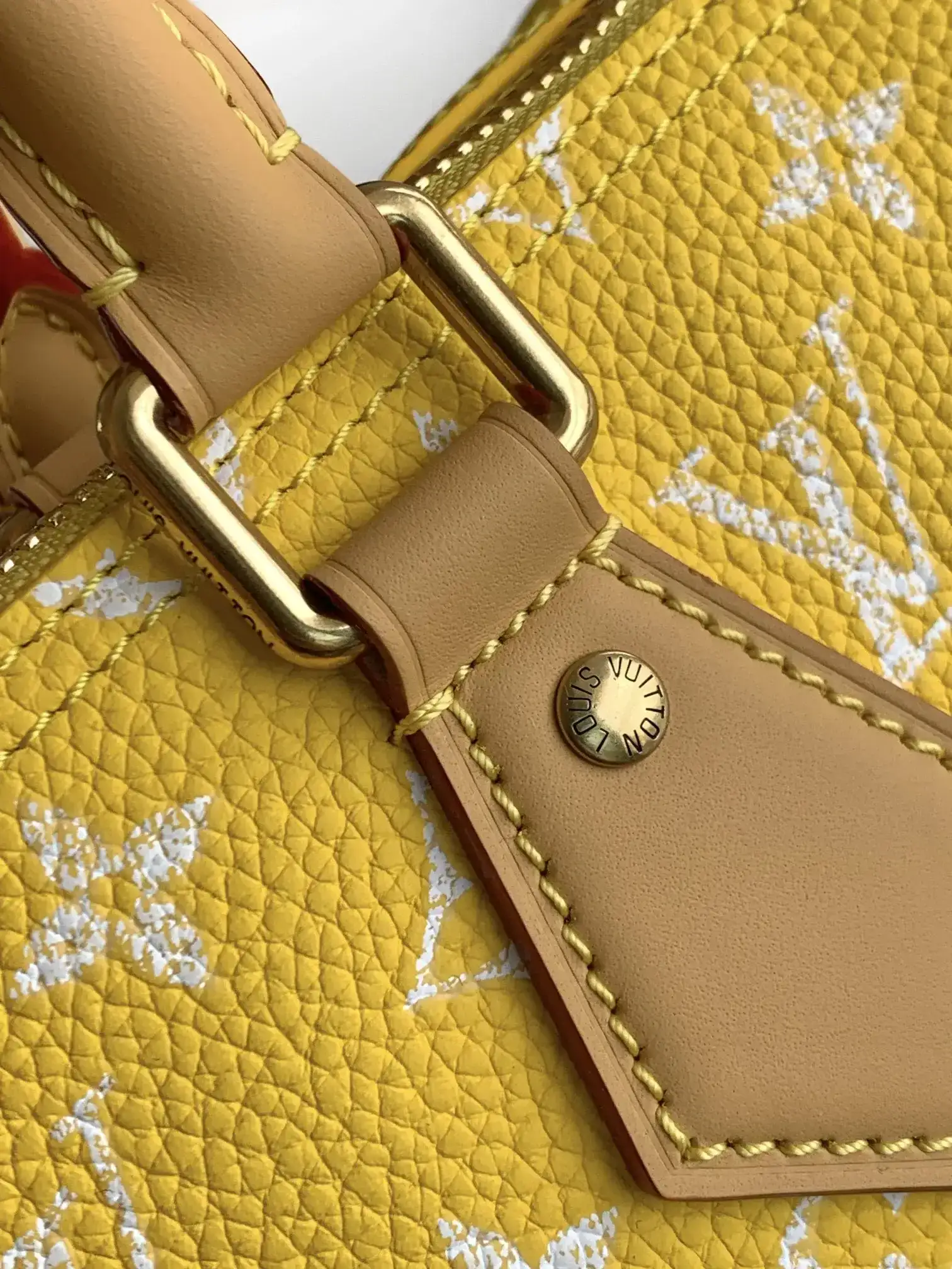 Louis Vuitton Yellow Calfskin Top Handle Bag product photo from LabelPicks