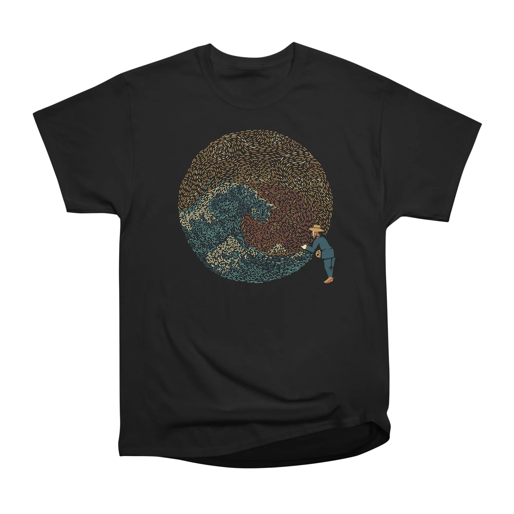 Camiseta de La gran ola de Van Gogh de Tobe Fonseca