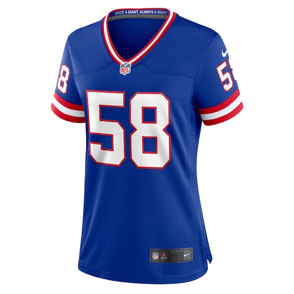 Carl Banks New York Giants Nike Women's Classic Retired Player Game Jersey - Royal