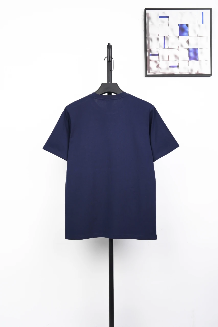 CELINE Navy Small Embroidered Logo T-Shirt product photo from LabelPicks