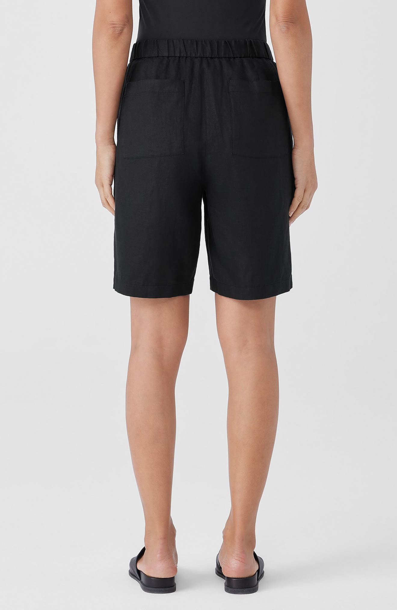 Eileen Fisher Organic Linen Shorts