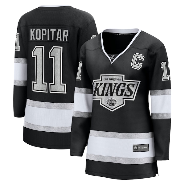 Anze Kopitar Los Angeles Kings  Women's Home Premier Breakaway Player Jersey - Black