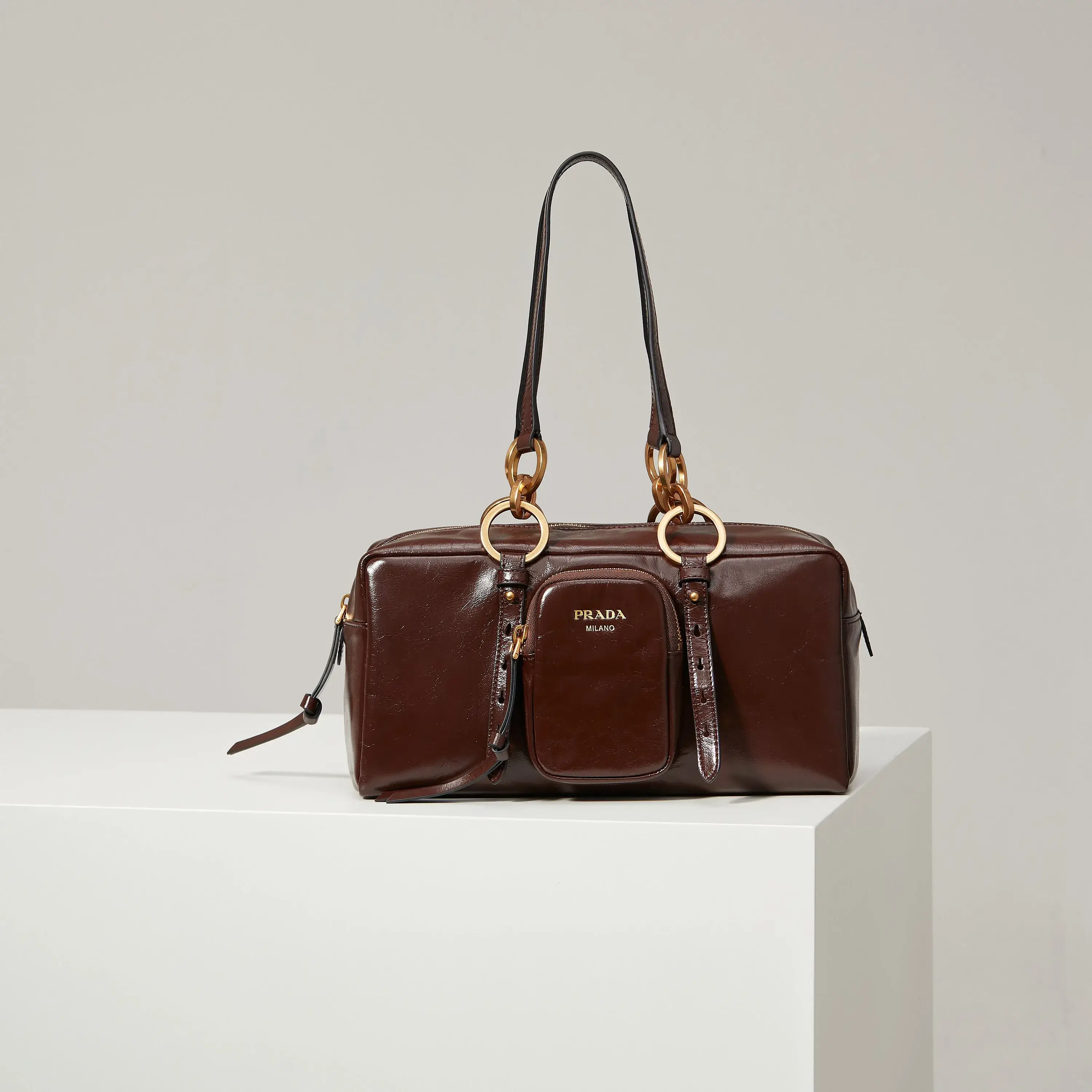 Prada Structured Top Handle Bag product photo from LabelPicks