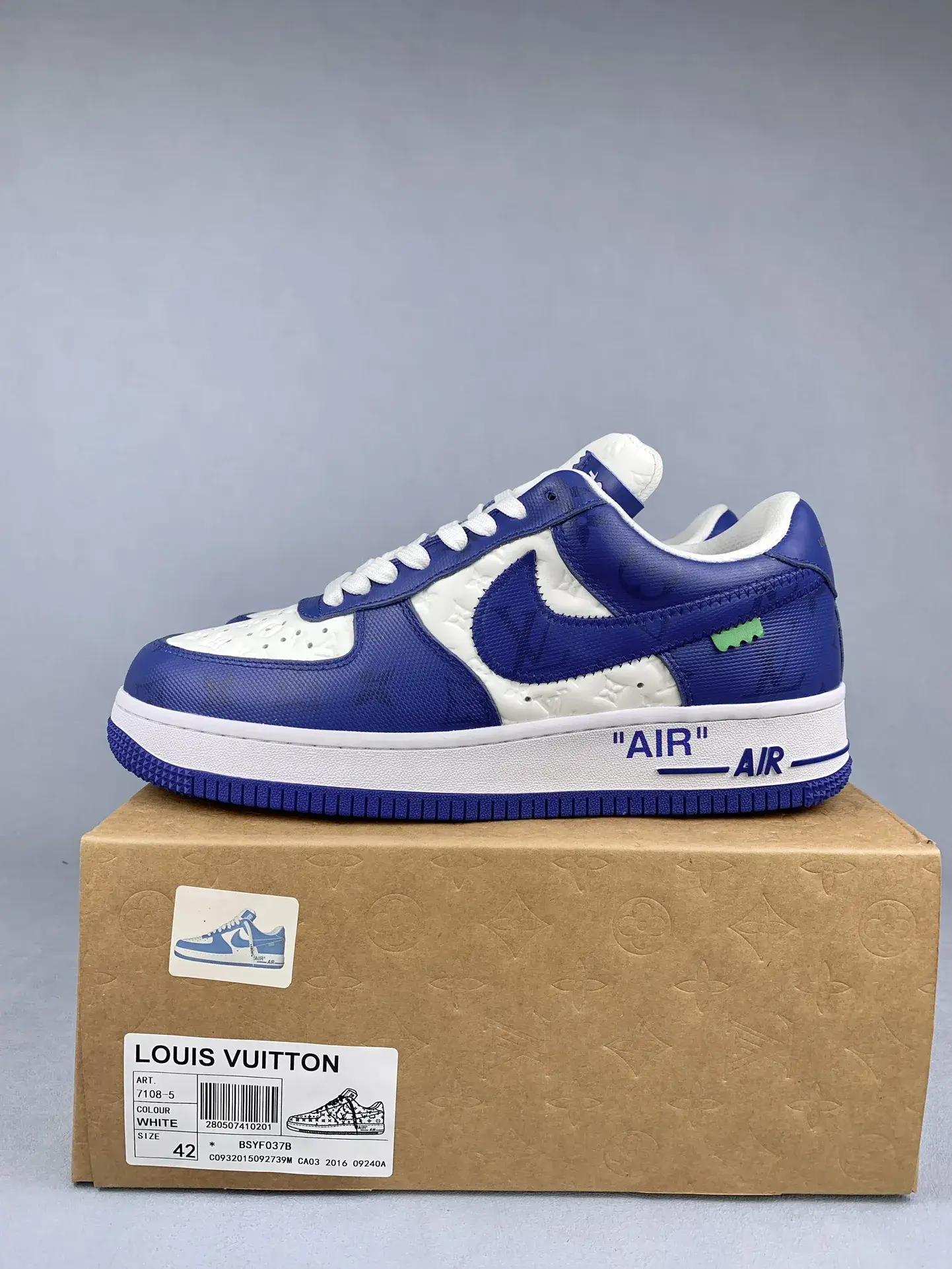 Louis Vuitton x Nike Air Force 1 Low by Virgil Abloh product photo from LabelPicks