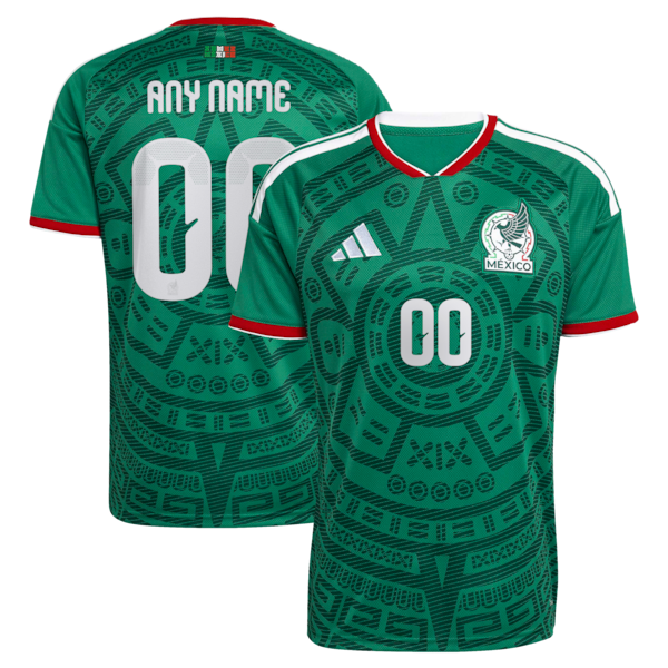 Mexico National Team adidas 2026 Home Replica Custom Jersey - Green