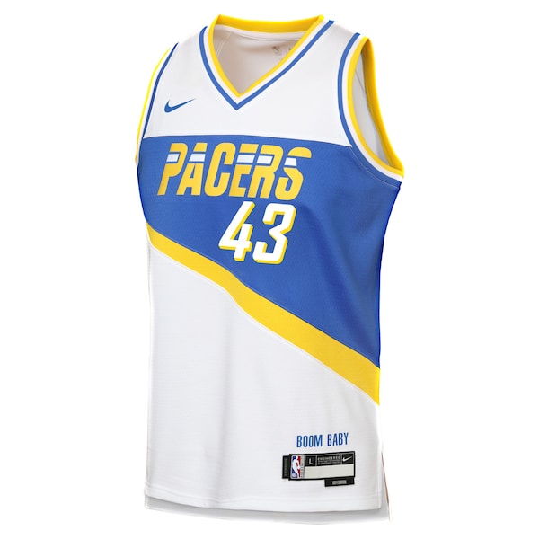 Pascal Siakam Indiana Pacers Nike Youth 2025/26 City Edition Swingman Jersey - White