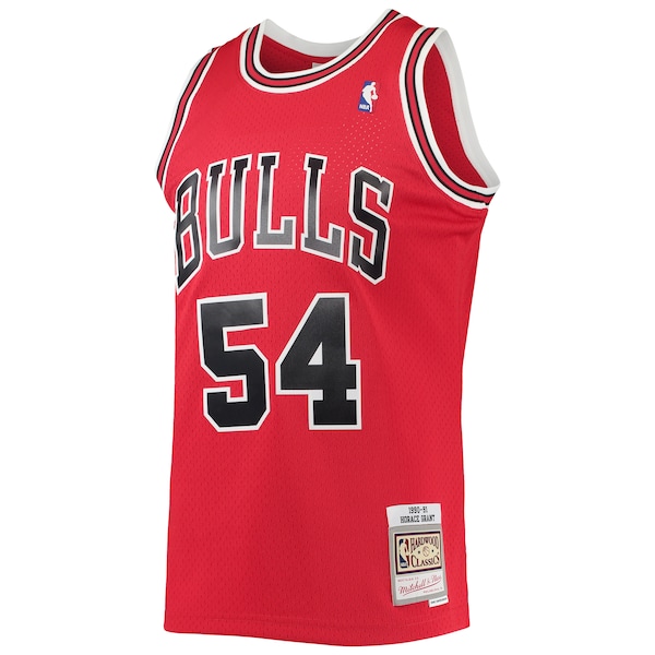 Horace Grant Chicago Bulls 1990/91 Throwback Dark Swingman Jersey - Red