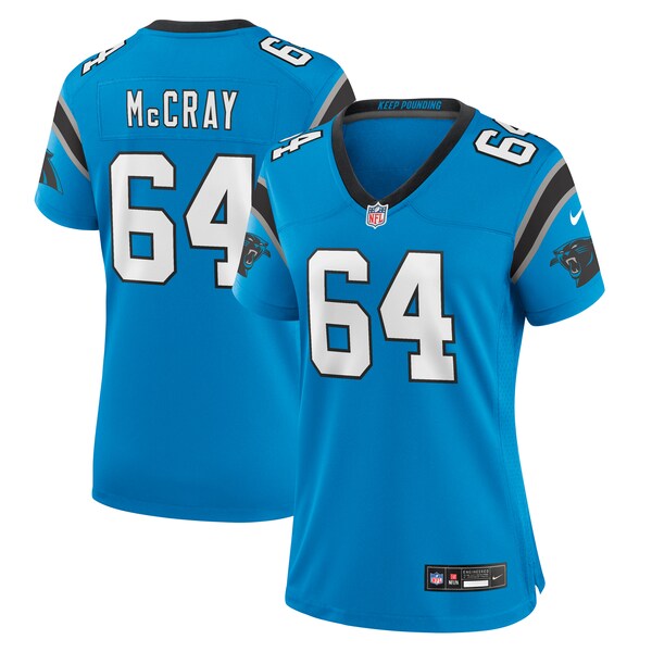 Justin McCray Carolina Panthers Nike Women's Alternate Game Jersey - Blue/Black