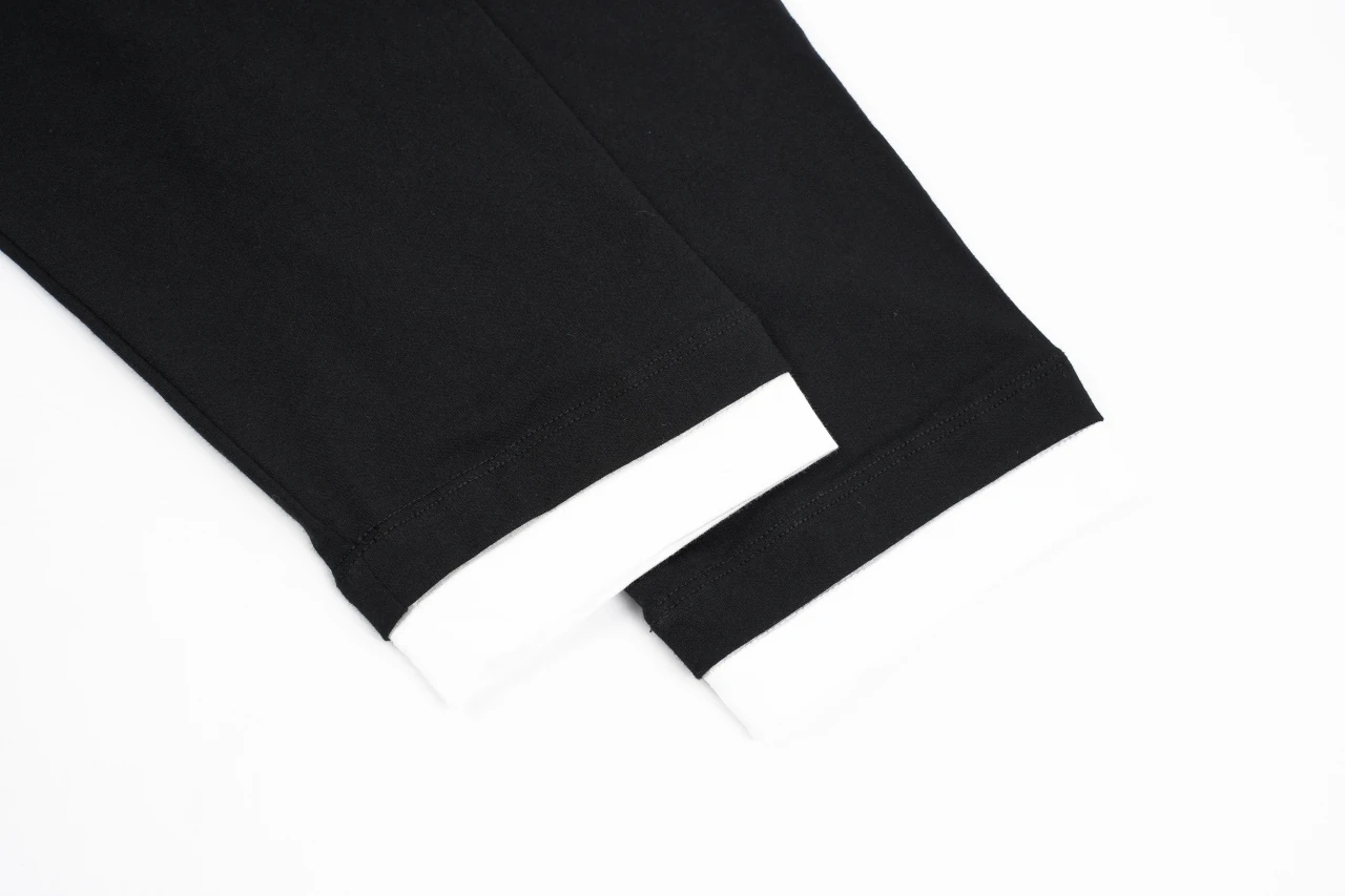 Prada Black Layered Long Sleeve Top with White Collar product photo from LabelPicks