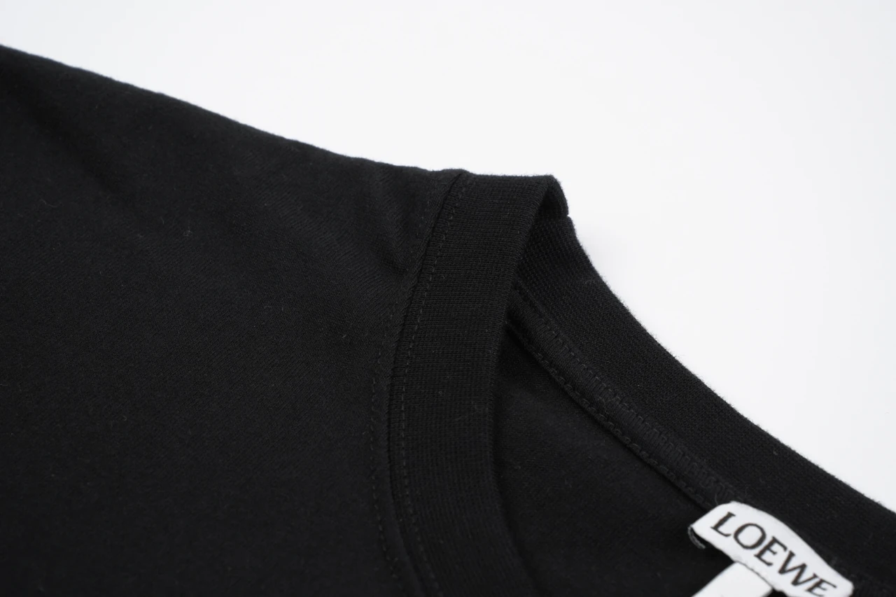 LOEWE Black Rabbit Anagram Embroidered T-Shirt product photo from LabelPicks