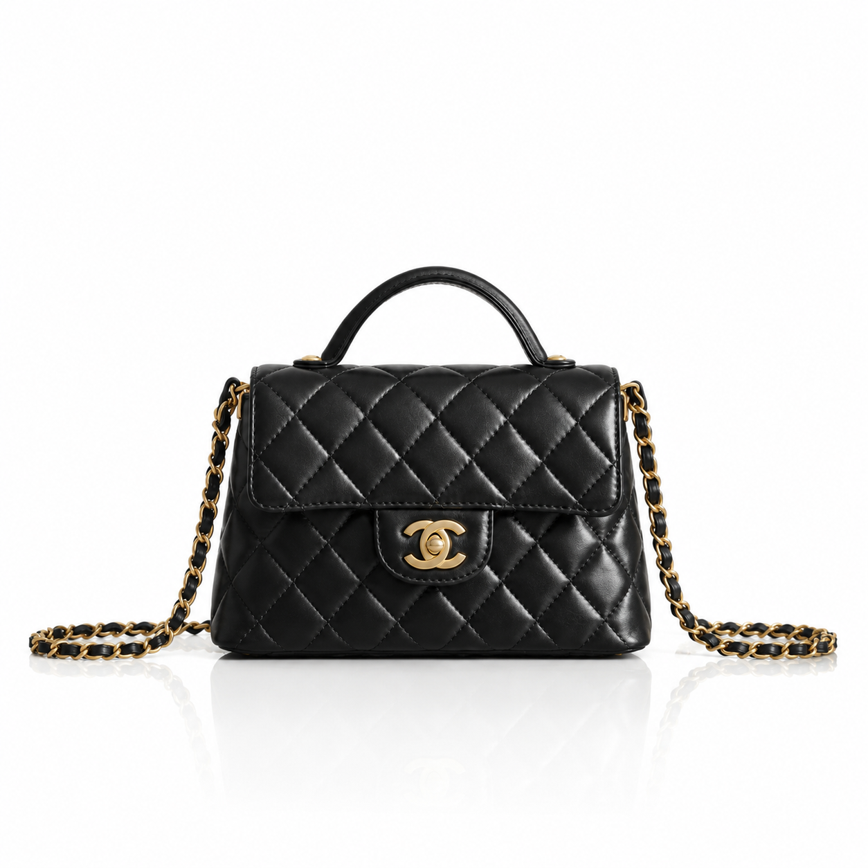 Bolsa Feminina Kelly 25P em Couro Matelassê – 3 Cores Modelo: AS2431