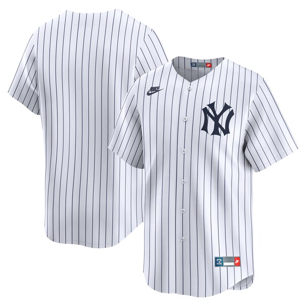 New York Yankees Nike Throwback Cooperstown Collection Limited Jersey - White