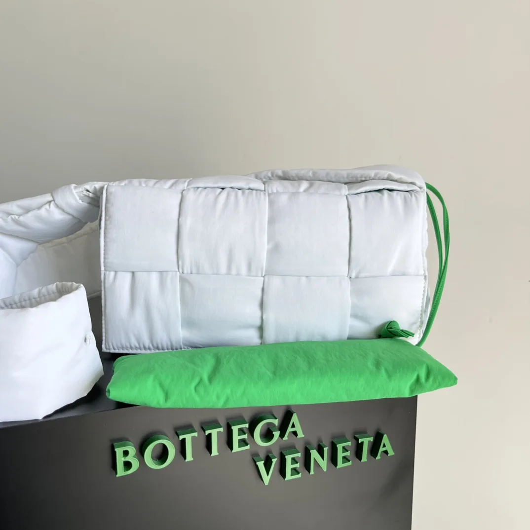 Bottega Veneta Cassette Green Nylon Belt Bag product photo from LabelPicks