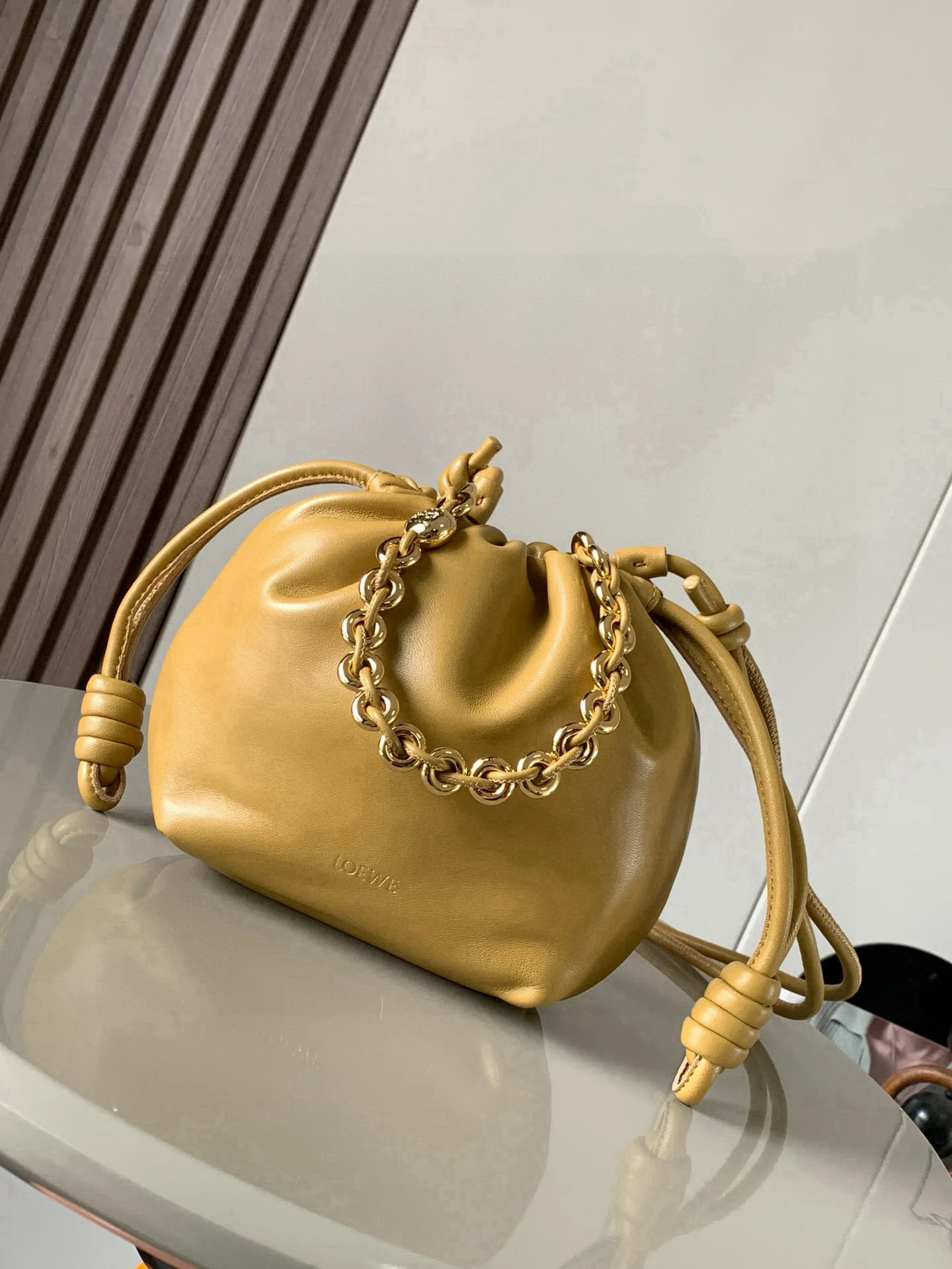 Loewe Flamenco Lambskin Bucket Bag product photo from LabelPicks