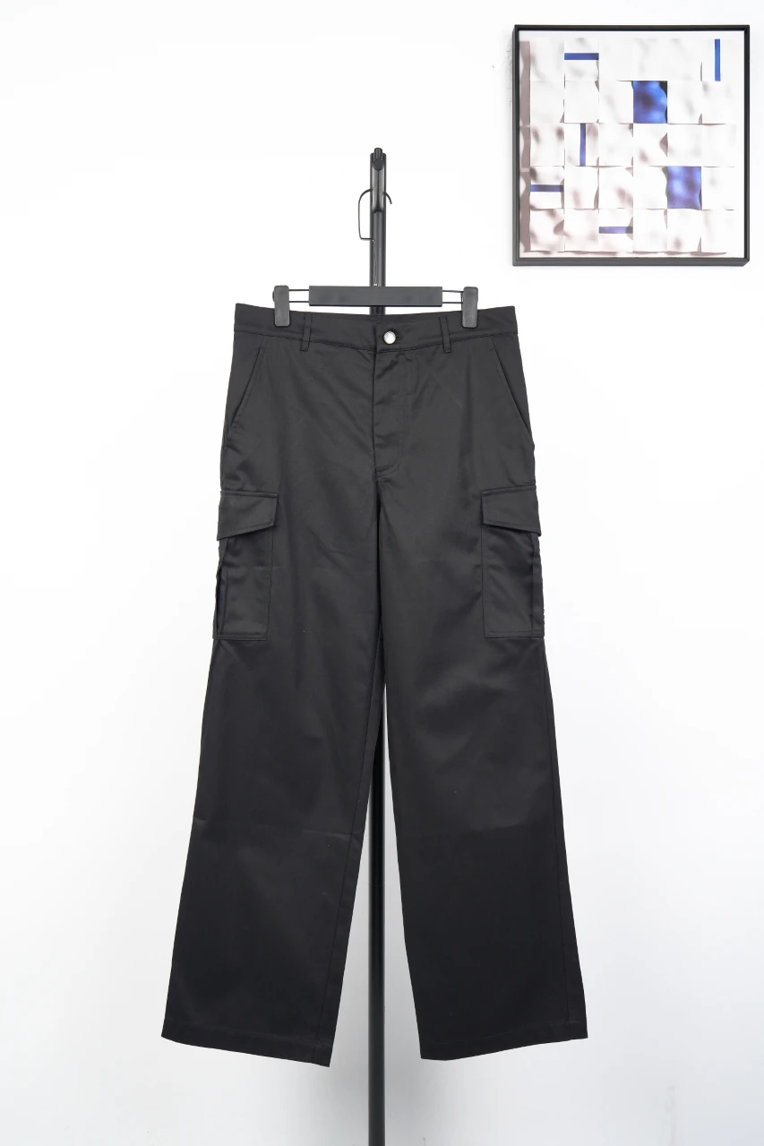 Louis Vuitton Black Multi Pocket Embroidered Cargo Pants product photo from LabelPicks