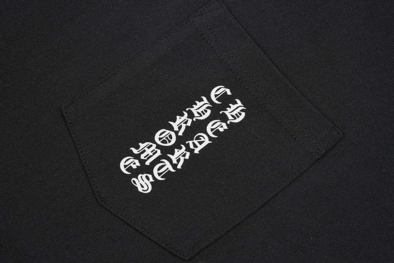 Chrome Hearts Black Vertical Sanskrit Cross T-Shirt product photo from LabelPicks