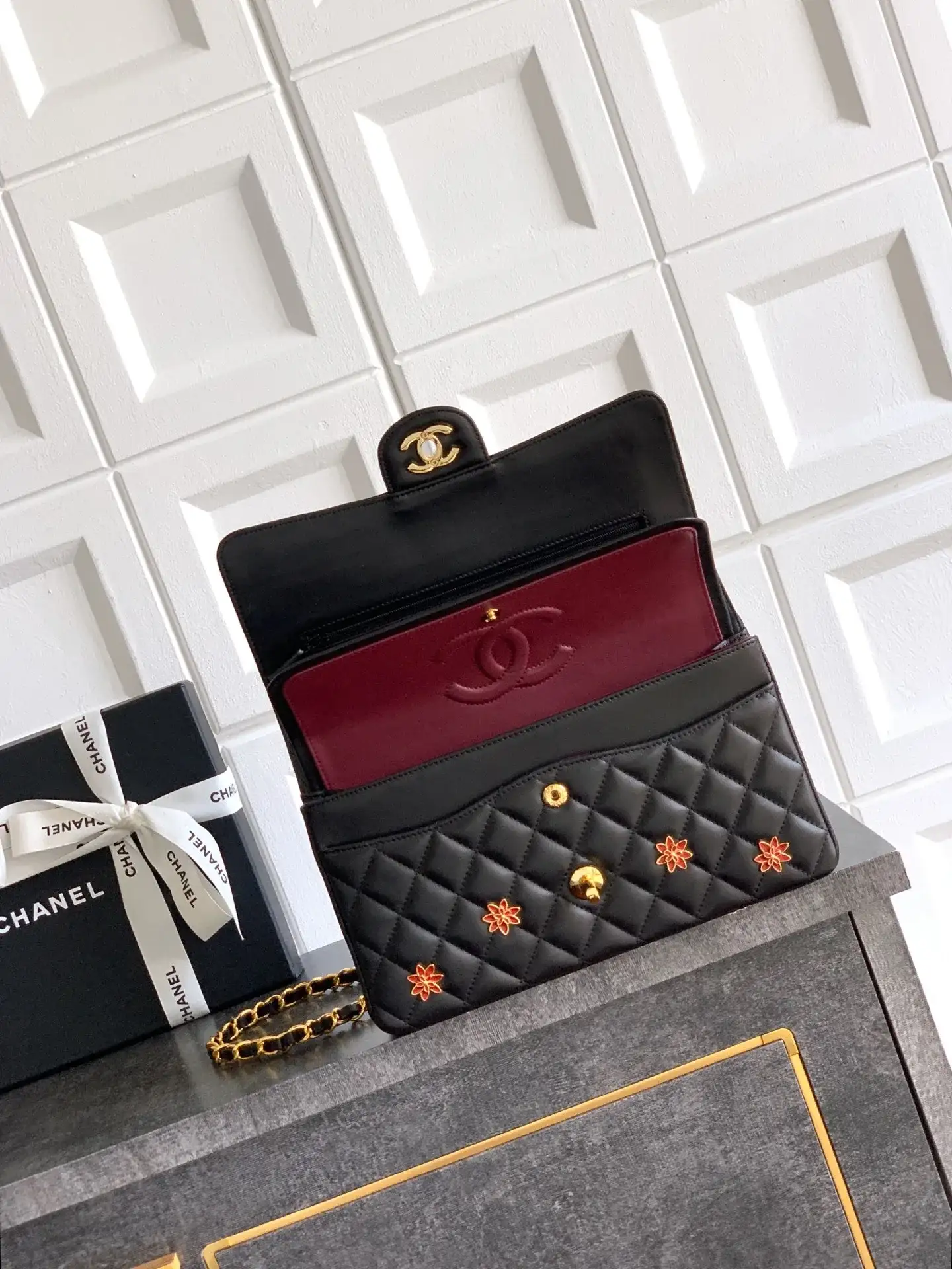 Chanel Classic Flap Black Quilted Leather Shoulder Bag product photo from LabelPicks