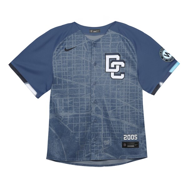 CJ Abrams Washington Nationals Nike Toddler City Connect 2025 Limited Jersey - Blue