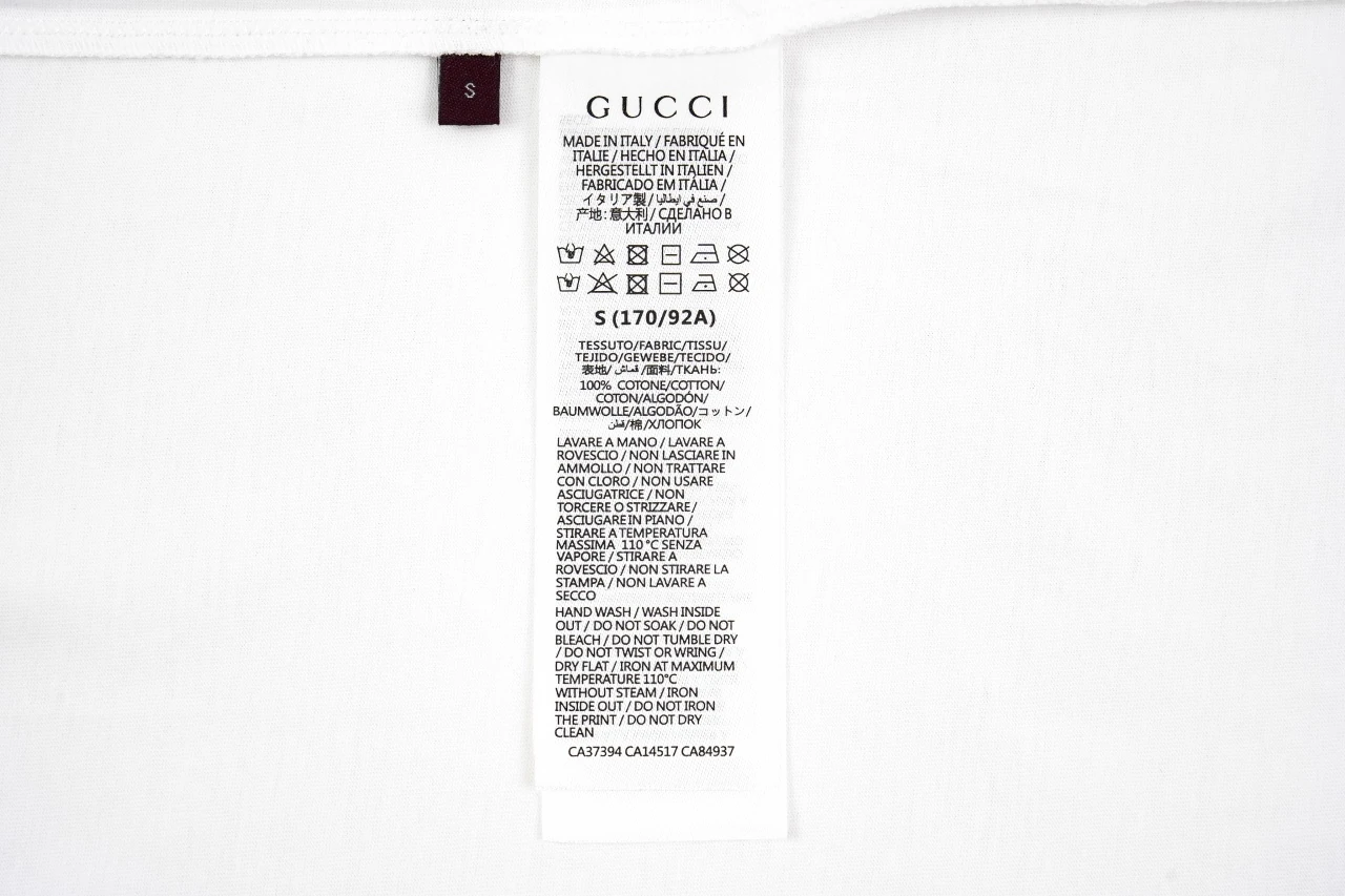 GUCCI White Gradient Hem Logo T-Shirt product photo from LabelPicks
