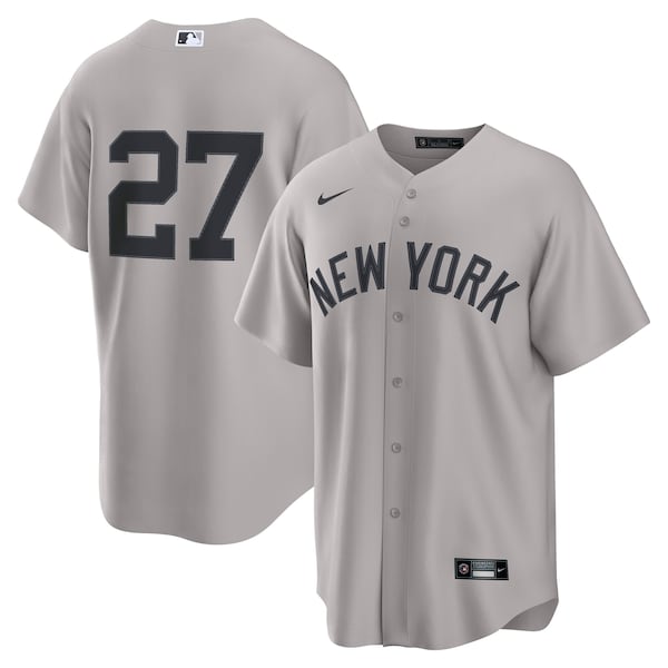 Giancarlo Stanton New York Yankees Nike Road Replica Jersey - Gray
