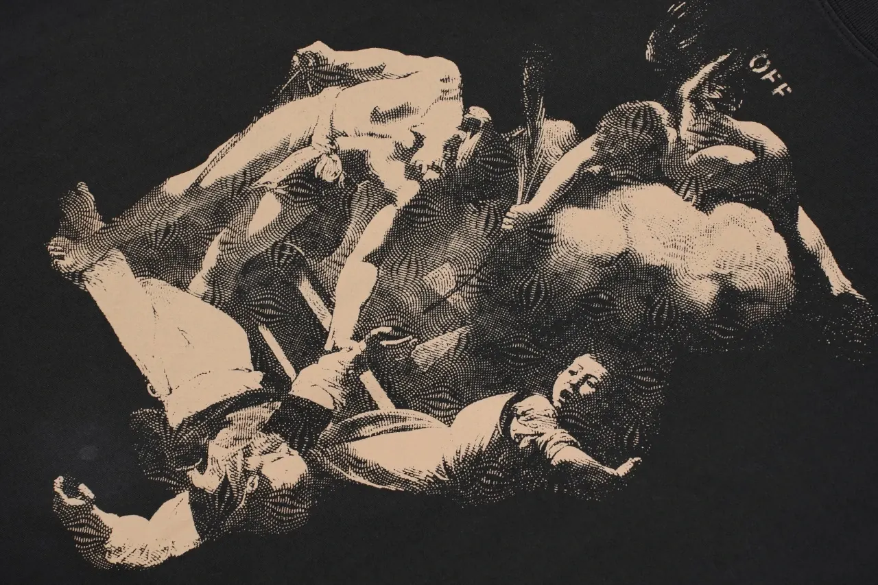 Off-White Black Saint Matthew Painting T-Shirt product photo from LabelPicks