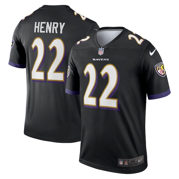 Derrick Henry Baltimore Ravens Nike Alternate Legend Jersey - Black/Purple