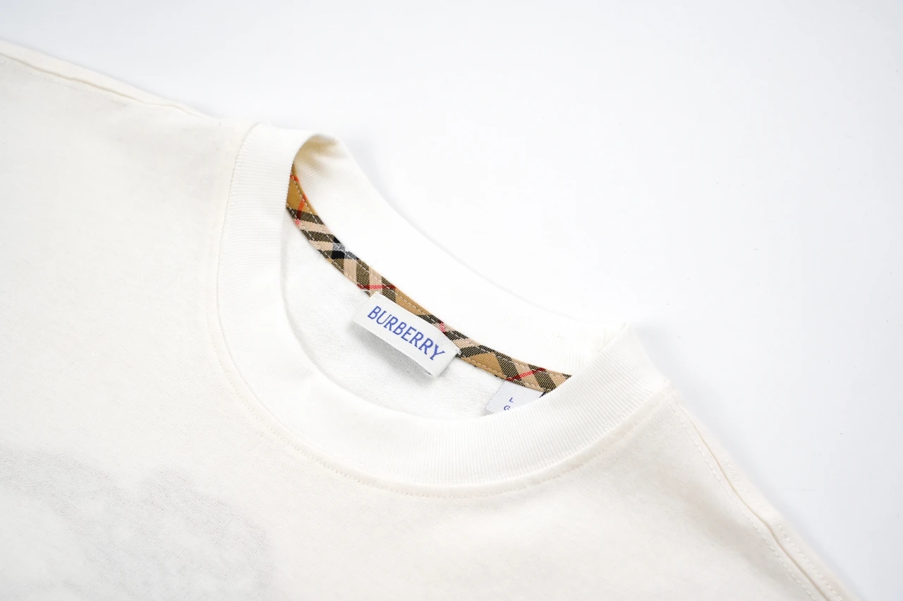 Burberry Off White Heart Rope Equestrian Knight Embroidered T-Shirt product photo from LabelPicks