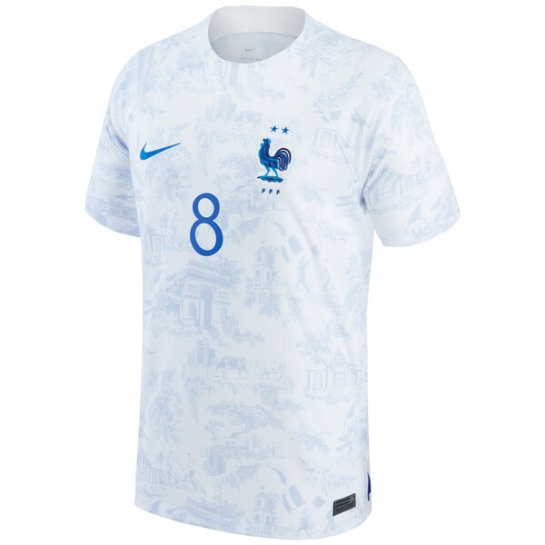 Aurélien Tchouaméni France National Team Nike 2022/23 Replica Away Jersey - White