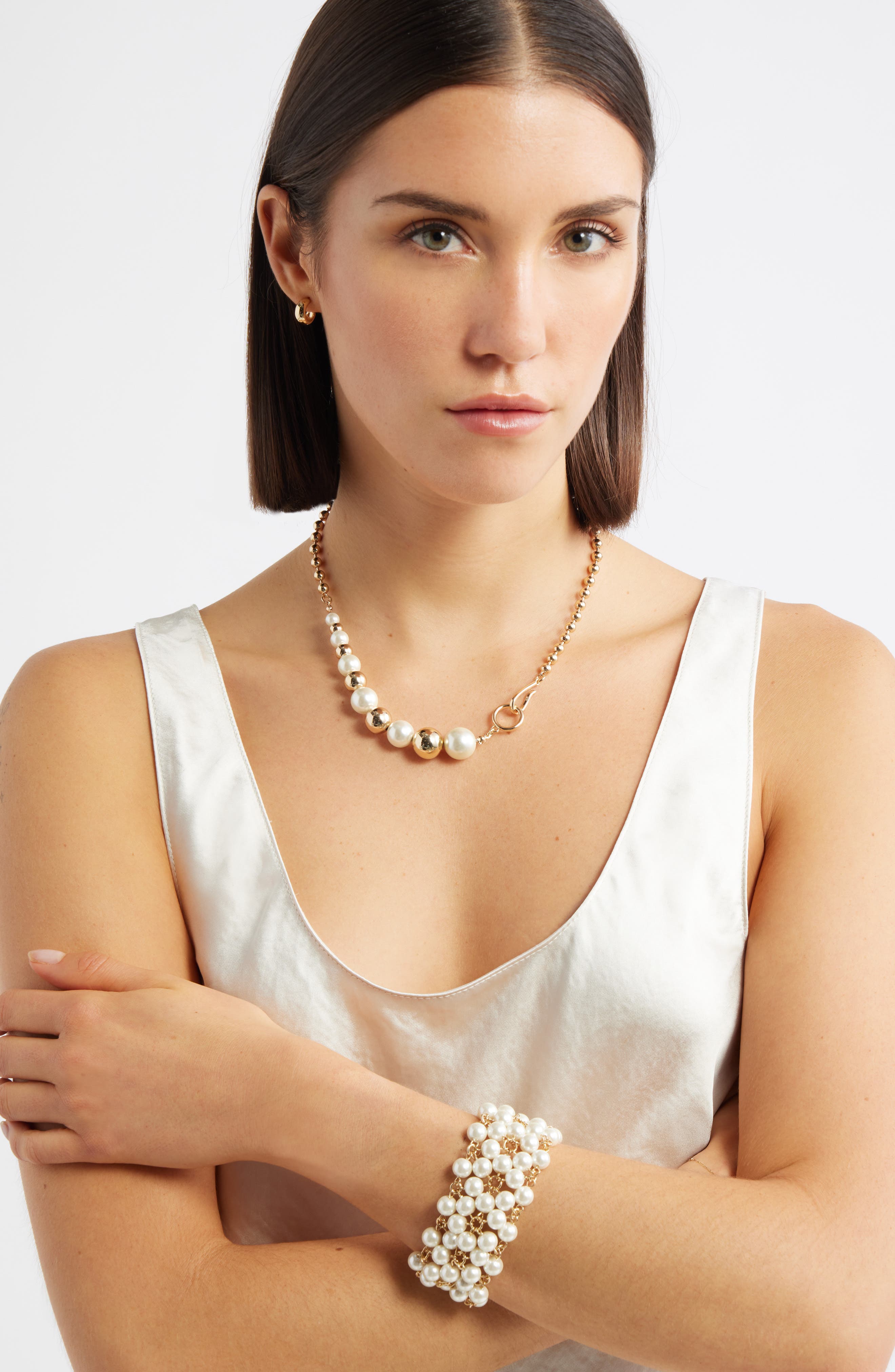 Nordstrom Faux Pearl Bracelet