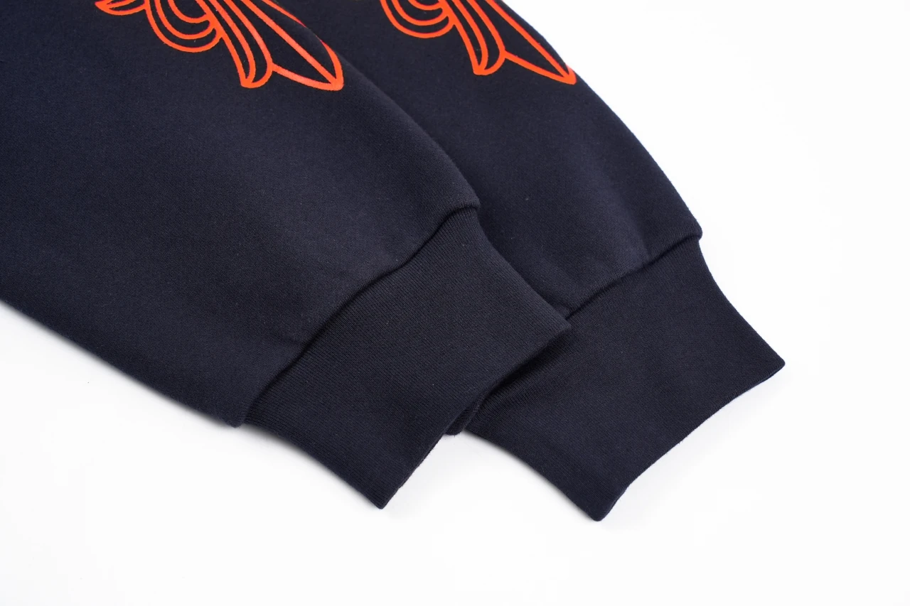 Chrome Hearts Navy Red Sanskrit Scroll Hoodie product photo from LabelPicks