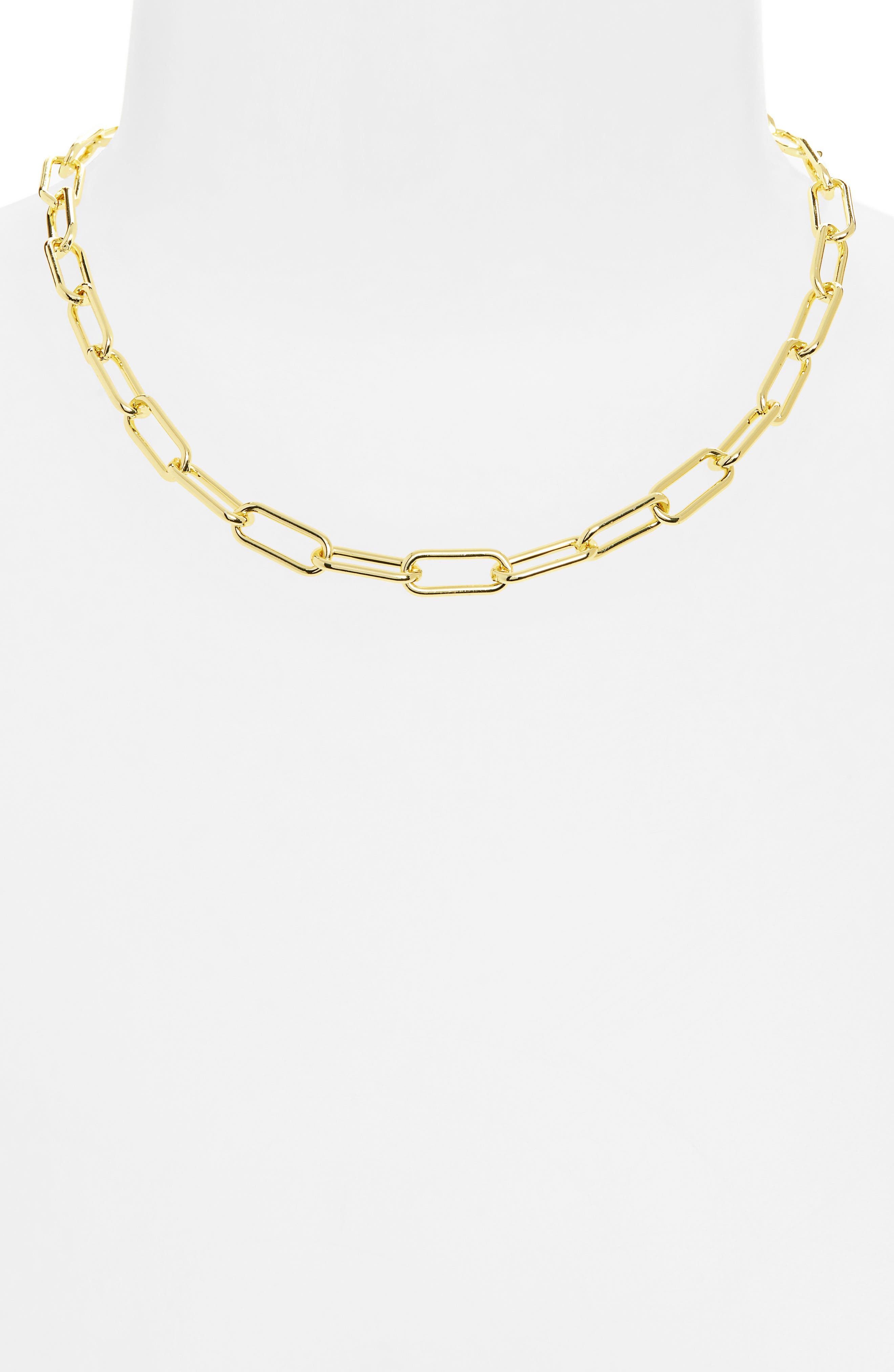 ARGENTO VIVO Oval Paperclip Chain Necklace