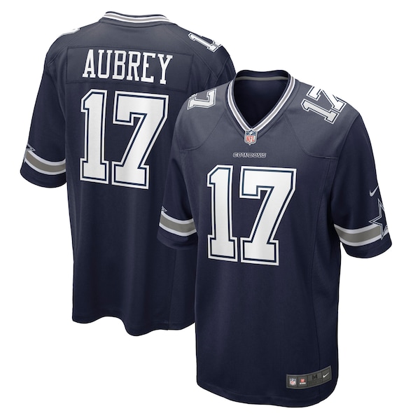 Brandon Aubrey Dallas Cowboys Nike Team Game Jersey - Navy/White