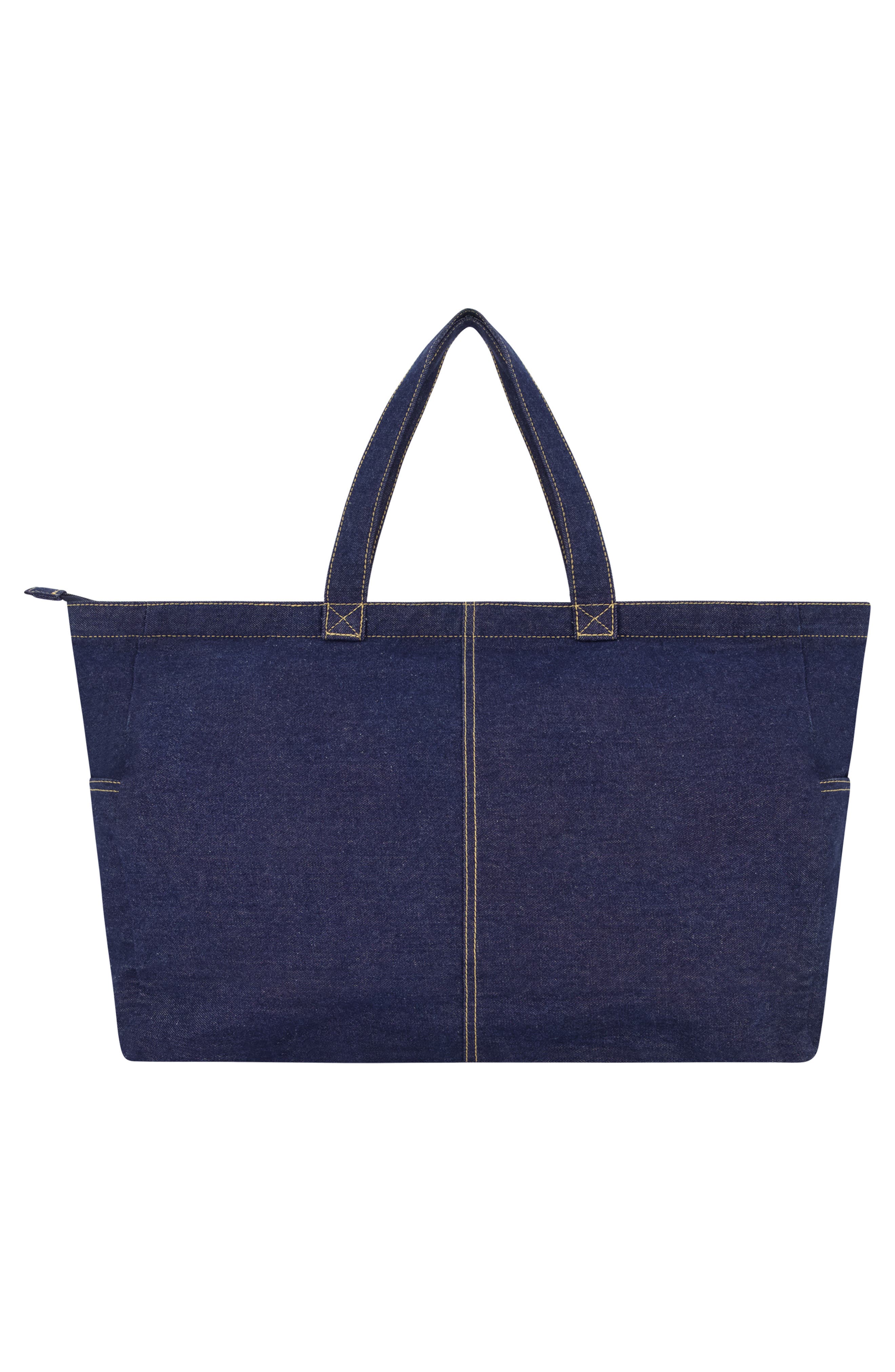 C & C California Multipocket Denim Tote Bag