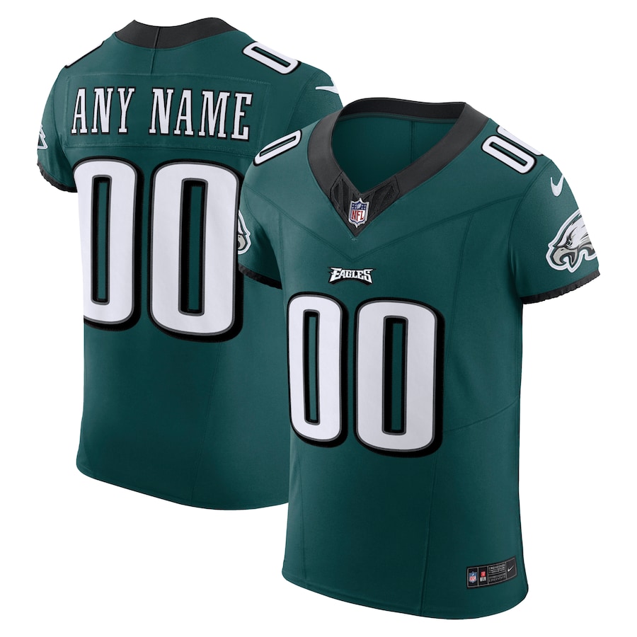 Philadelphia Eagles Nike Vapor F.U.S.E. Elite Custom Jersey - Midnight Green
