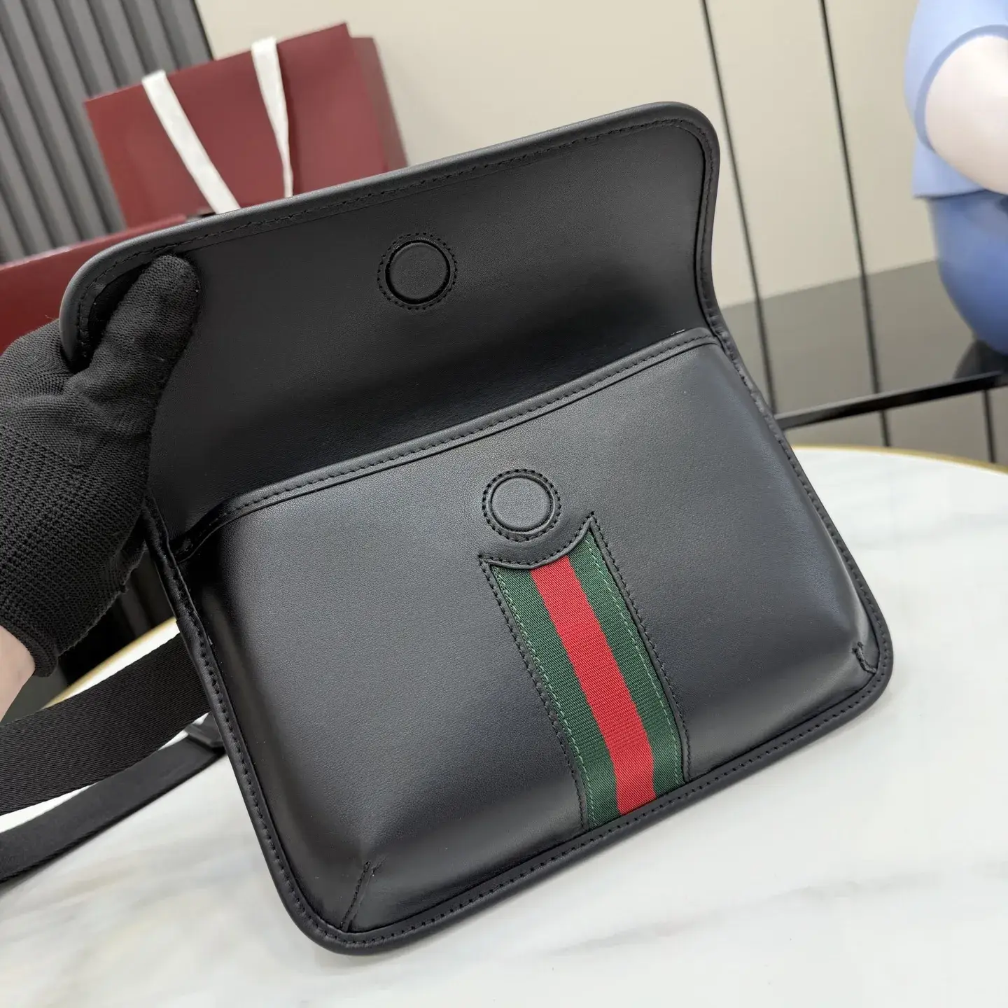 Gucci Black Quilted Leather Belt Bag product photo from LabelPicks