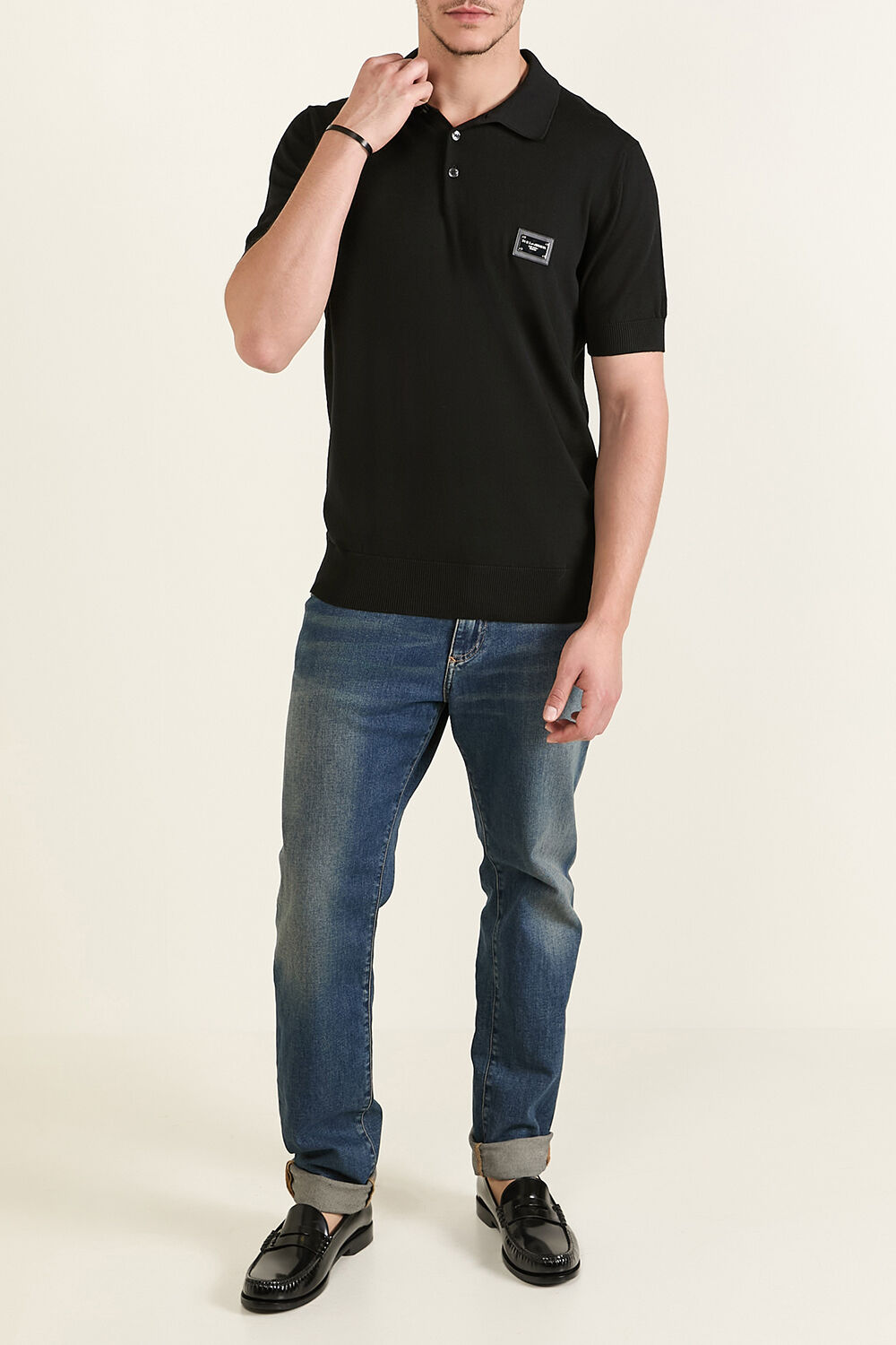 DOLCE & GABBANA סריג פולו