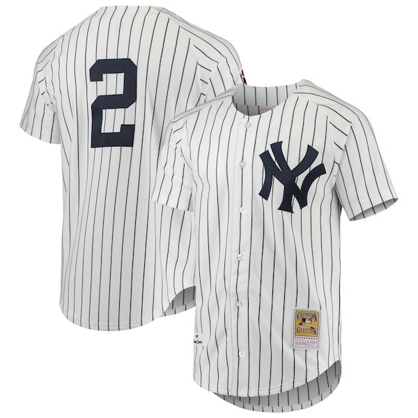 Derek Jeter New York Yankees 1997 Cooperstown Collection Authentic Jersey - White/Gray