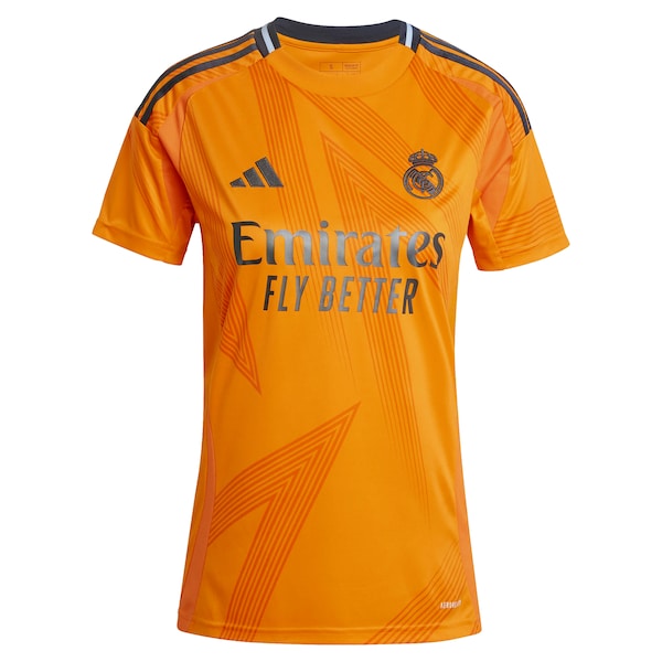Kylian Mbappé Los Merengues adidas Women's 2024/25 Away Replica Player Jersey - Orange