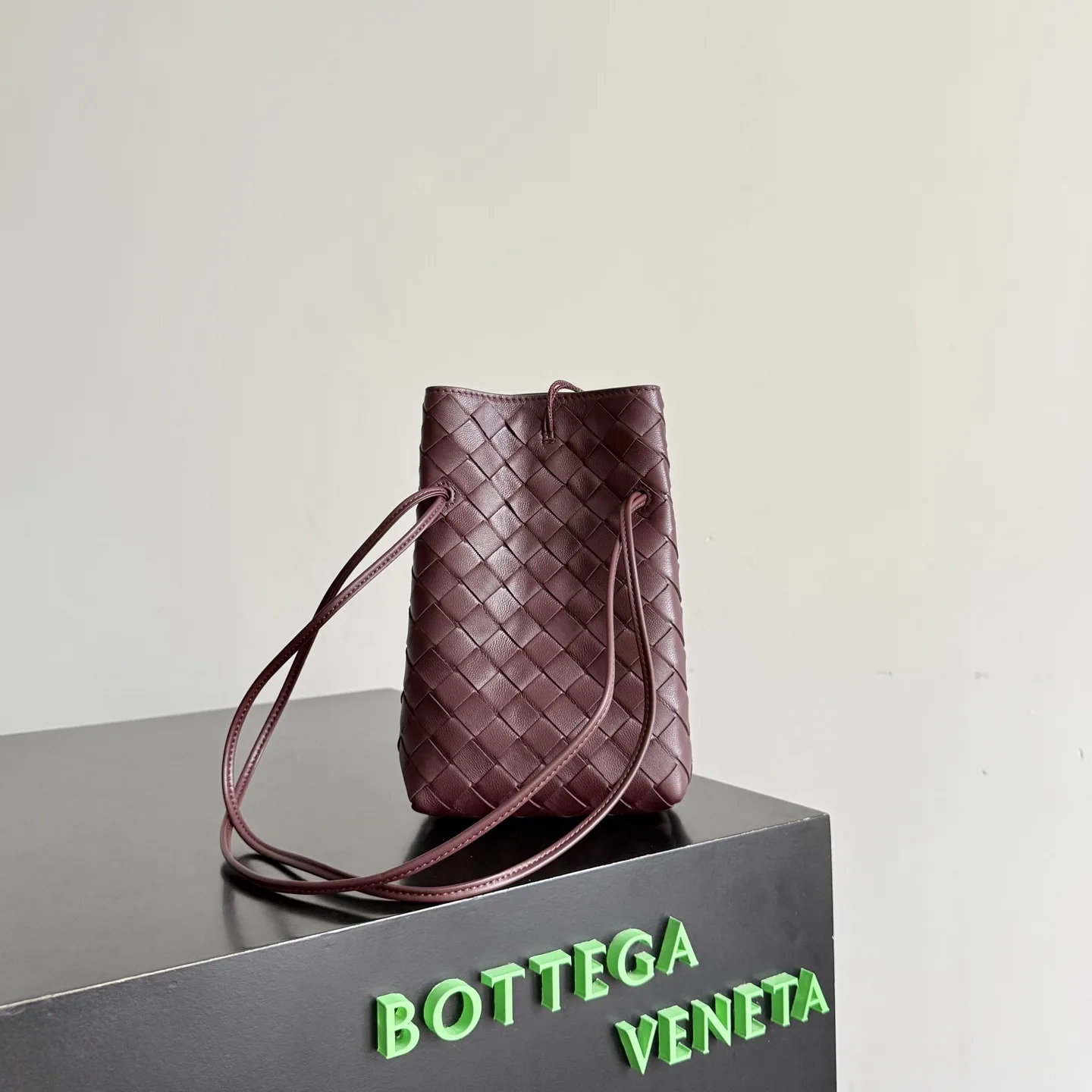 Bottega Veneta Intrecciato Woven Leather Andiamo Crossbody Bag product photo from LabelPicks