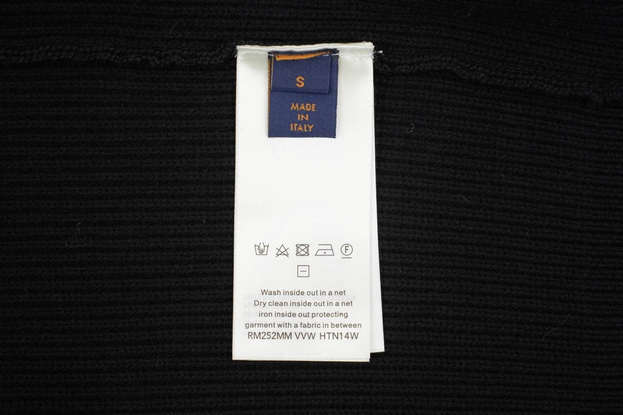 Louis Vuitton Black Embroidered Knit Cardigan product photo from LabelPicks