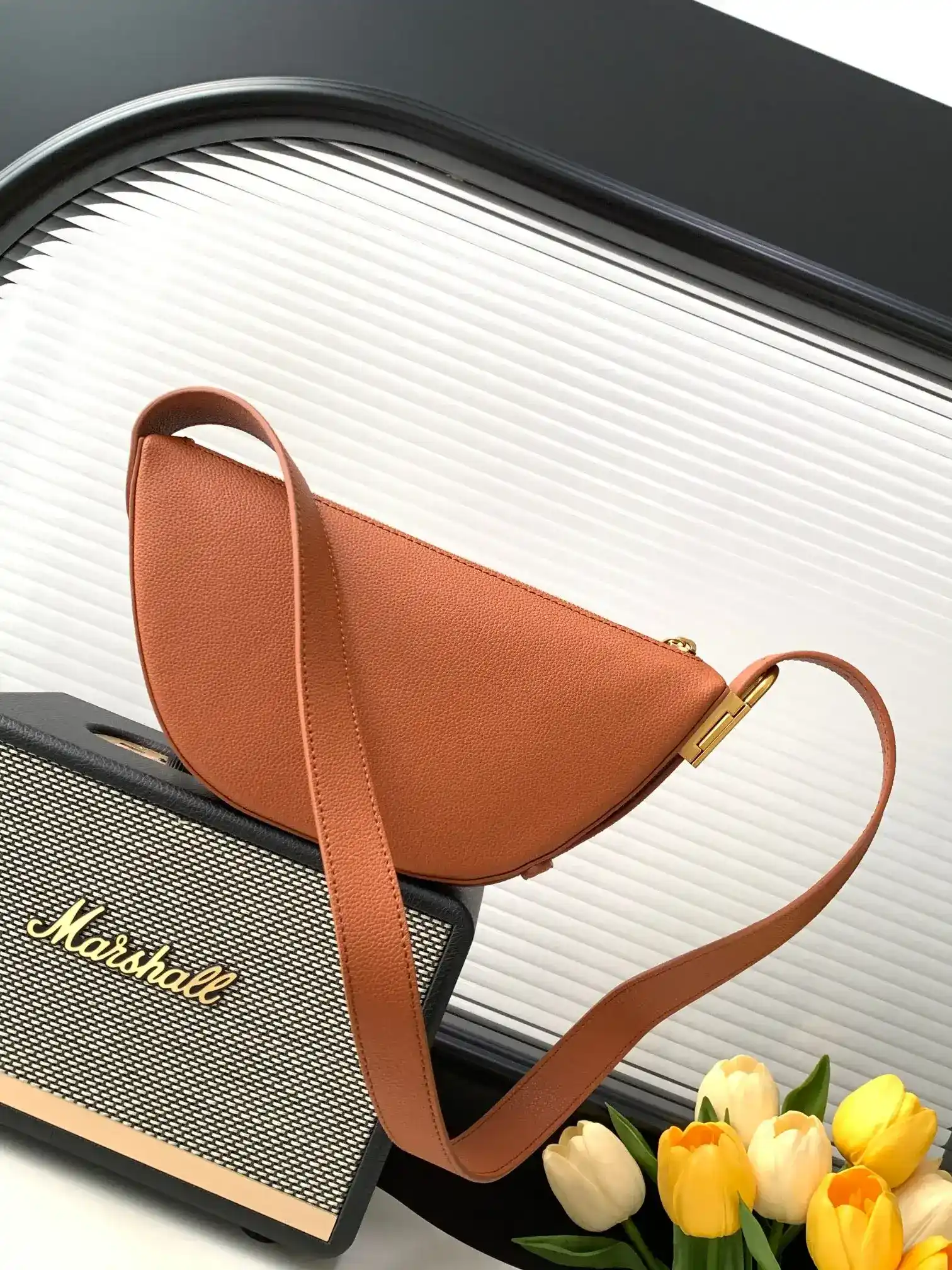 Louis Vuitton Brown Suede Leather Hobo Bag product photo from LabelPicks