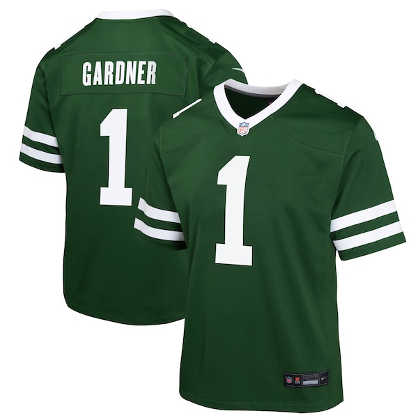 Ahmad Sauce Gardner New York Jets Nike Youth Game Jersey - Legacy Green