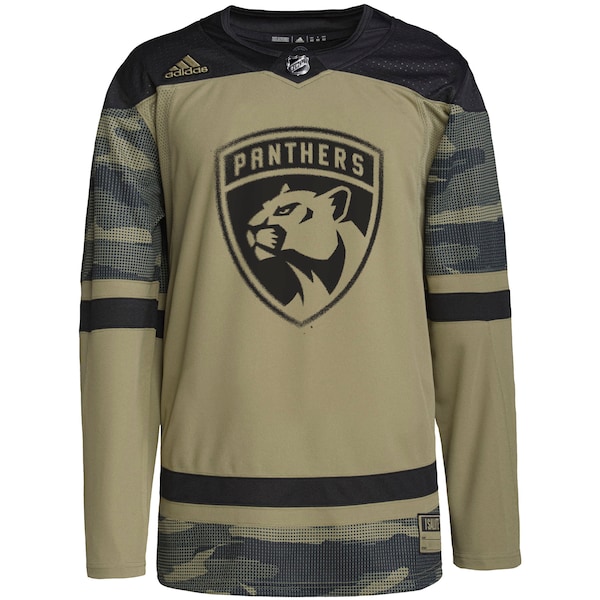 Florida Panthers adidas Military Appreciation Team Authentic Practice Jersey - Camo